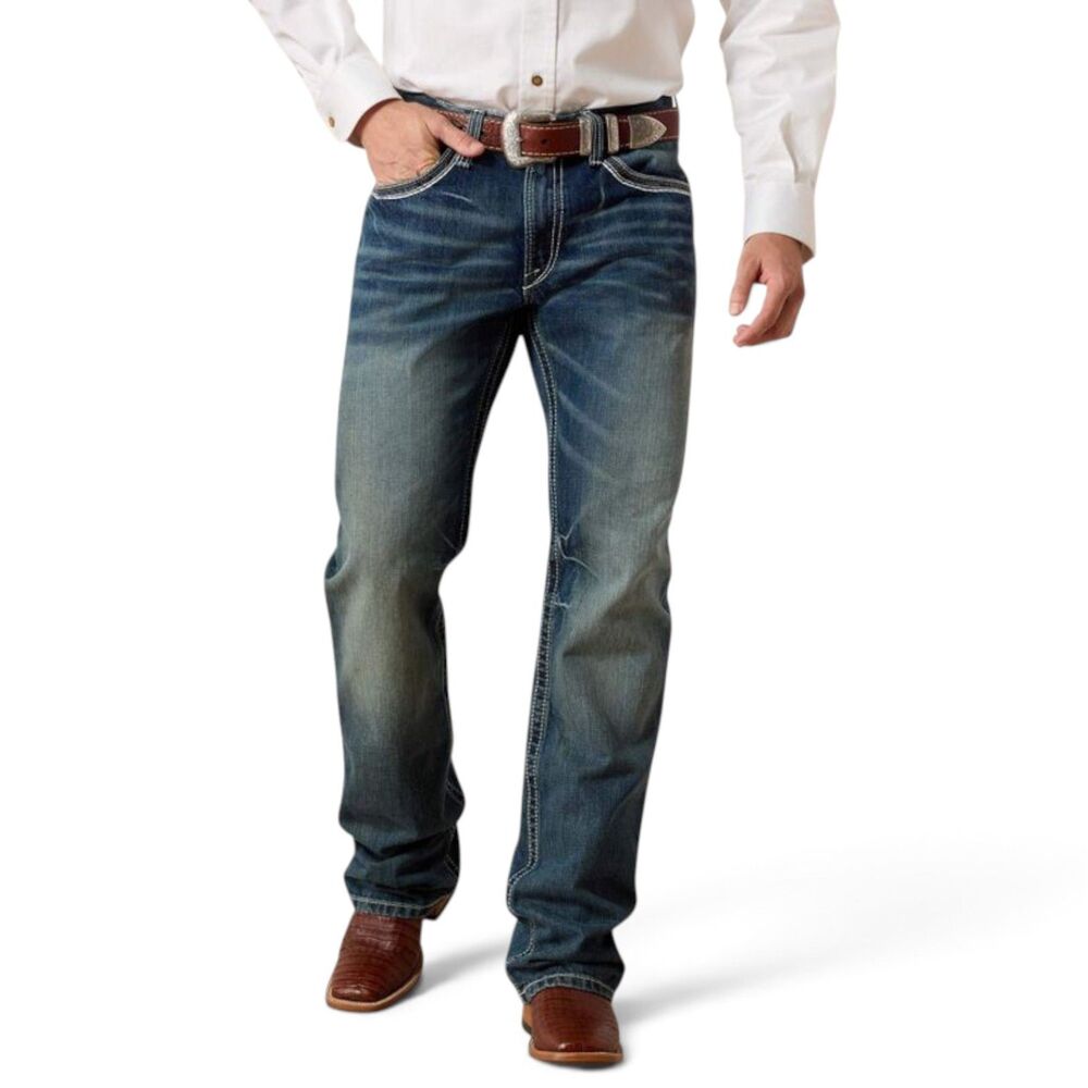 Ariat Men's M4 Low Rise Coltrane Relaxed Boot Cut Jean Durango 32x32
